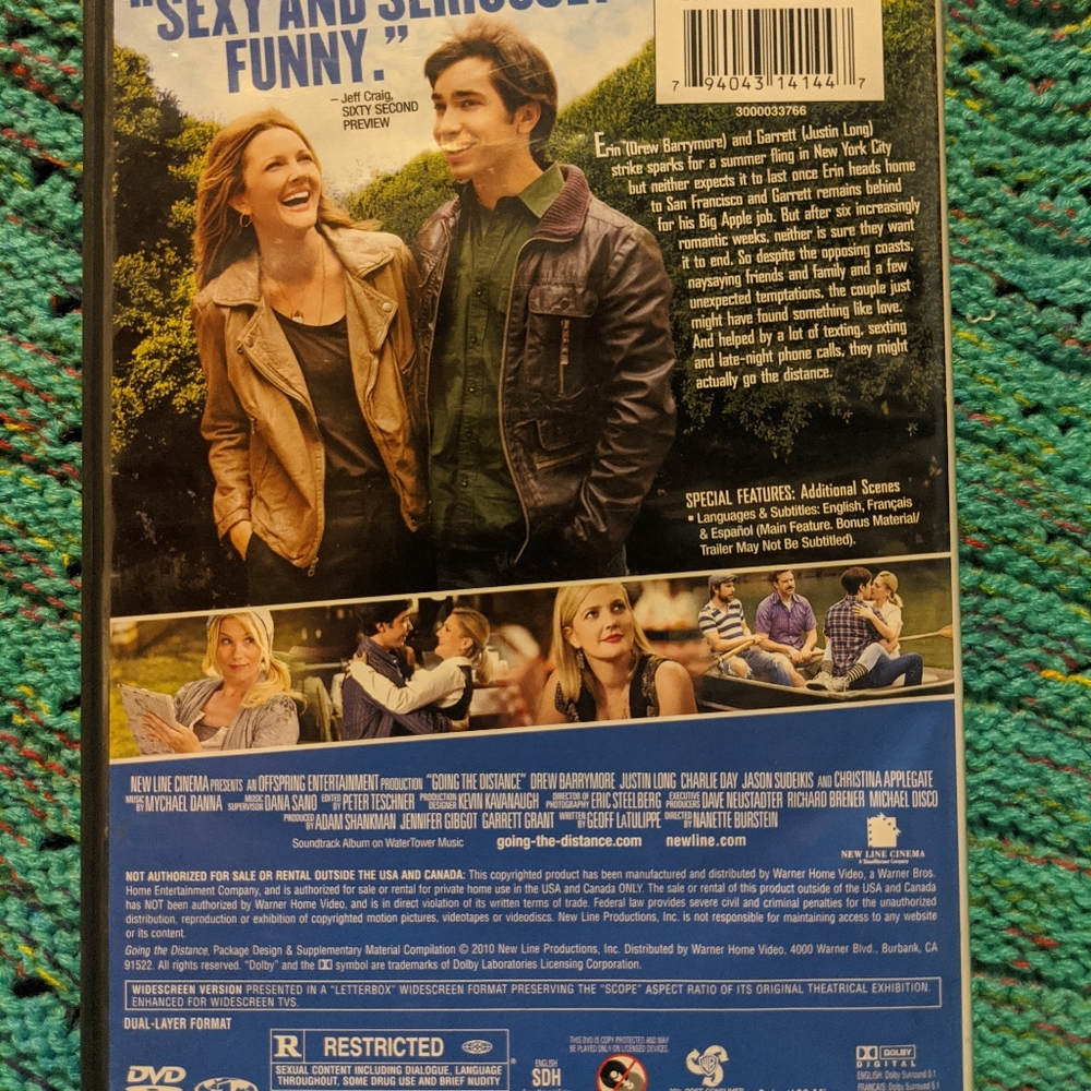 💙DVD💙 Going the Distance - Picture 2 of 3